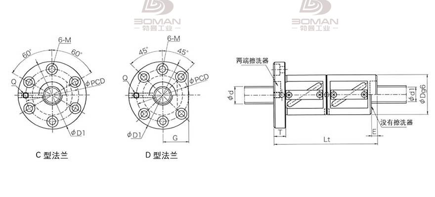 KURODA GR4008DD-CALR 日本黑田精工丝杠钢珠安装方法