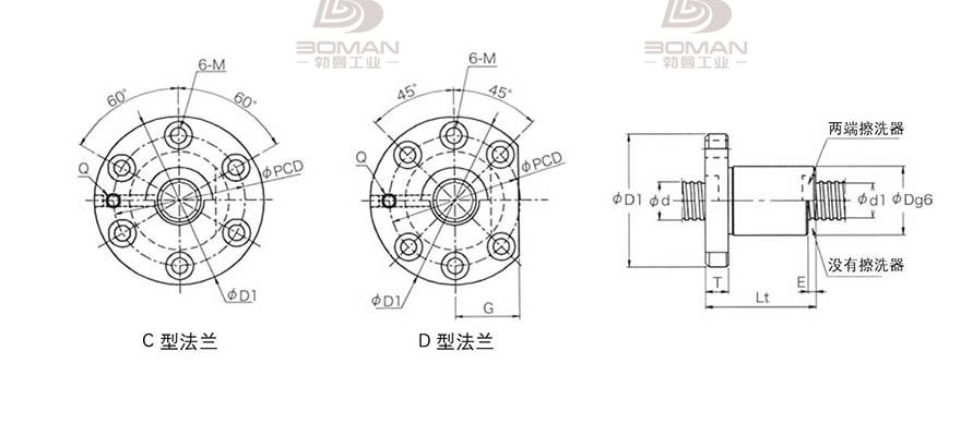 KURODA GD5010JT-CDPR 日本黑田精工丝杠钢珠安装方法