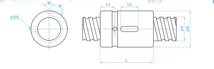 TBI SCI03210-4 tbi滚珠丝杆设计图