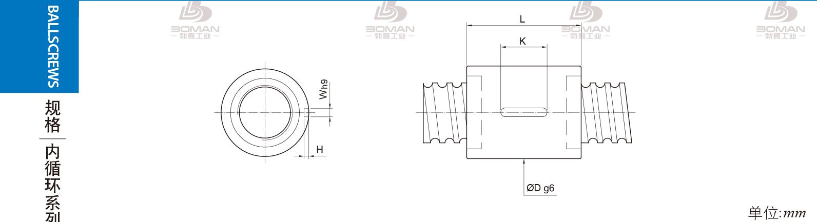 PMI RSIC4006-4 PMI转造级滚珠丝杠型号说明