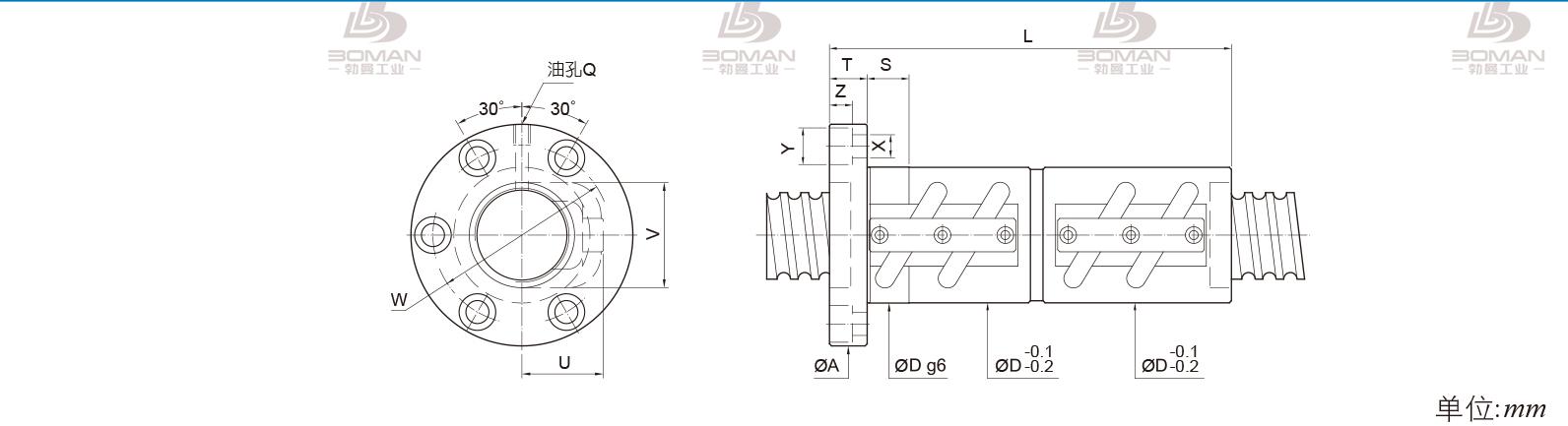 PMI FDVC-3205-3.5 PMI TBI研磨级滚珠丝杆
